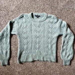 American Eagle cropped sweater. Dusty blue. Sz XS